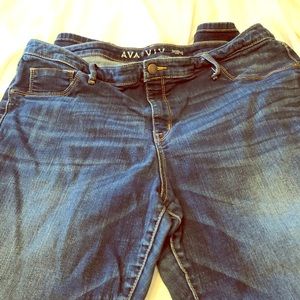 Crop length jeggings